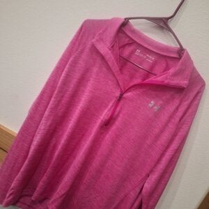 Under Armour Vibrant Pink Half-Zip Top